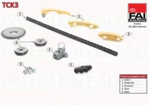 image of Timing Chain Kit FAI TCK3