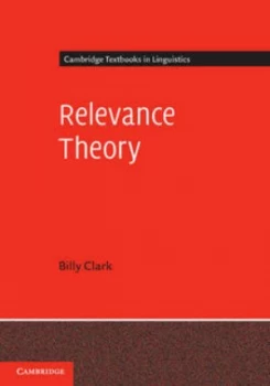 Image of Relevance Theory by Billy Clark Book