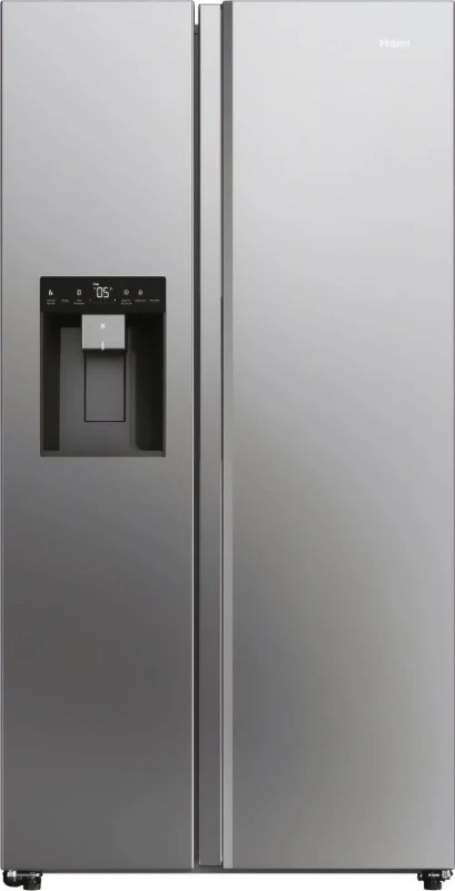 Image of Haier SBS 90 Series 7 HSW79F18CIMM WiFi Connected Plumbed Total No Frost American Fridge Freezer - Stainless Steel - C Rated