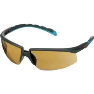 3M S2005SGAF-BGR Safety glasses Anti-fog coating, Anti-scratch coating, Angle adjustable Turquoise, Grey DIN EN 166 - main image