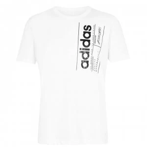 Image of adidas Mens Brilliant Basics T-Shirt - White/Black