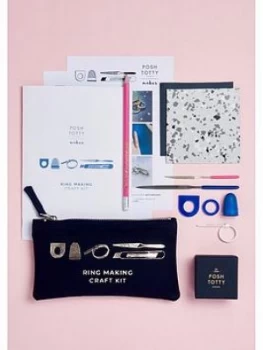 Image of Virgin Experience Days Design Your Own Personalised Silver Ring At Home With Posh Totty Design