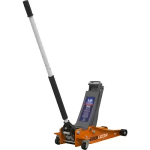 Image of Sealey Trolley Jack 2.25tonne Low Entry Rocket Lift Orange