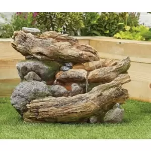 Image of Bubbling Solar Powered Water Feature
