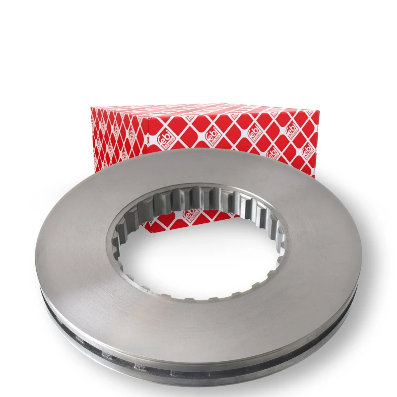 Image of FEBI BILSTEIN 179049 Brake disc Front Axle, internally vented, Coated Brake Disc (82)