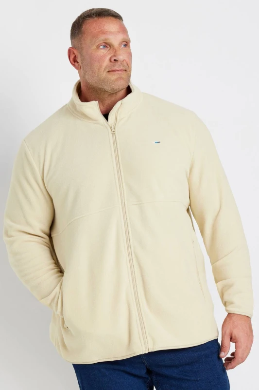 Image of BadRhino Zip Through Fleece Cream