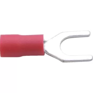 Image of 6.00MM Fork Terminal (Pk-100) Red