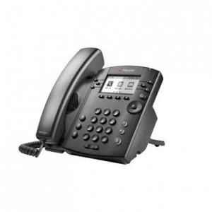 Image of POLY VVX 300 IP phone Black Wired handset LCD 6 lines