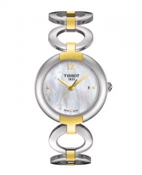 image of Tissot T-Trend Pinky Two-Tone Mother of Pearl Dial Womens Watch T084.210.22.117.00 T084.210.22.117.00