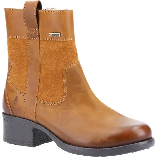 Image of Hush Puppies Womens Saskia Memory Foam Leather Boots UK Size 7 (EU 41)