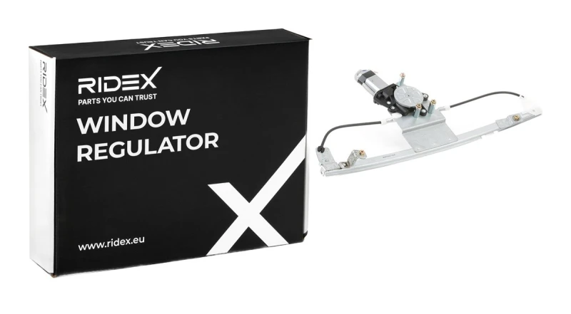 Image of RIDEX 1561W0184 Window regulator Right, Operating Mode: Electric, with electric motor Window Winder (1561)