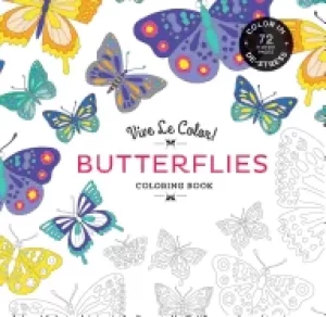 Image of vive le color butterflies color in de stress