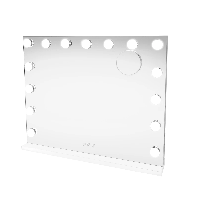 Image of Monster Shop LED Bluetooth Mirror - 58 X 46Cm, White 213410