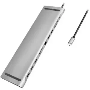 Image of LogiLink UA0373 Laptop docking station Compatible with: Universal USB-C powered, Built-in card reader