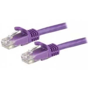 image of StarTech N6PATC3MPL 3m Cat6 UUTP UTP Purple networking cable