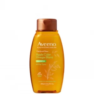 image of Aveeno Clarify And Shine Apple Cider Vinegar Blend Shampoo 354ml