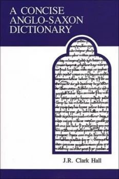 Image of A Concise Anglo-Saxon Dictionary Paperback