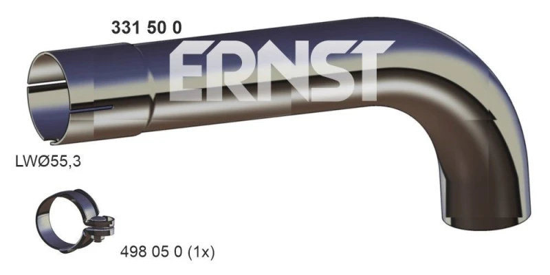 Image of Exhaust Pipe ERNST 331500