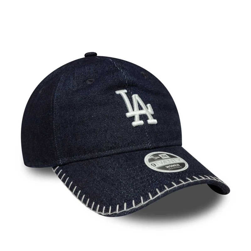 Image of new era New York Mets womens baseball cap New Era 9Forty Denim stitch Bleu Female TU