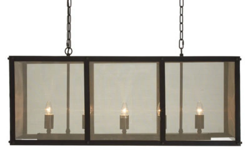 Image of Orsina Black Finish Wide Pendant Light With Hints Of Gold