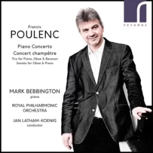 image of Francis Poulenc Piano Concerto/Concert Champetre by Francis Poulenc CD Album