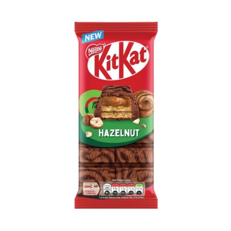 Image of Kit Kat KitKat Sharing Bar Hazelnut (Pack of 15) 12586975 12586975