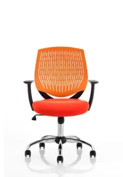 Image of Dura Orange Back Bespoke Colour Seat Tabasco Orange