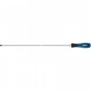 image of Draper Pound Thru Plain Slotted Screwdriver 8mm 450mm