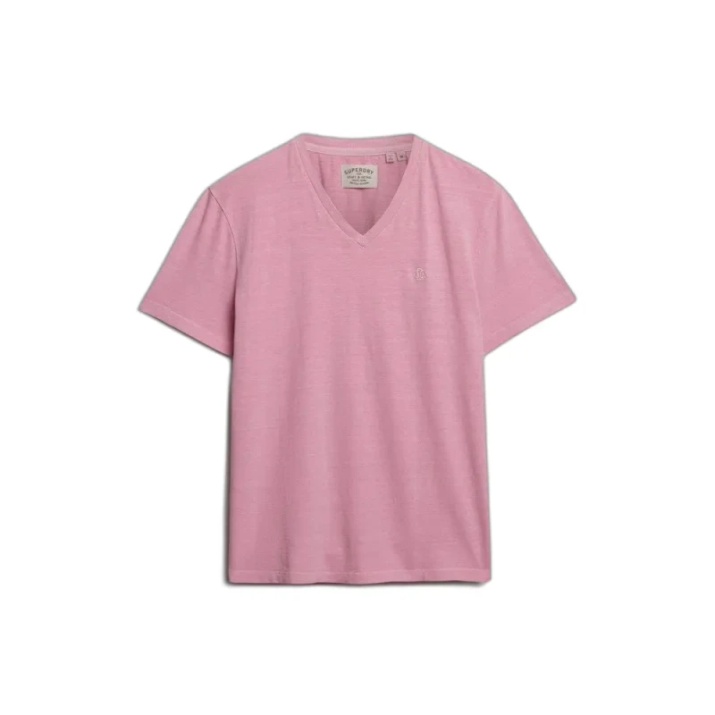 Image of Superdry V-neck T-Shirt Superdry Classic Jaune Male M