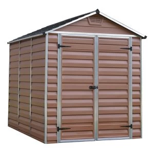 Image of Palram SkyLight Shed 6 x 8 - Amber