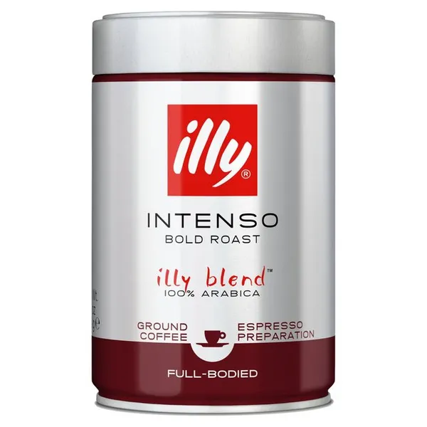 Image of Illy Intenso Bold Roast Ground Coffee 250g