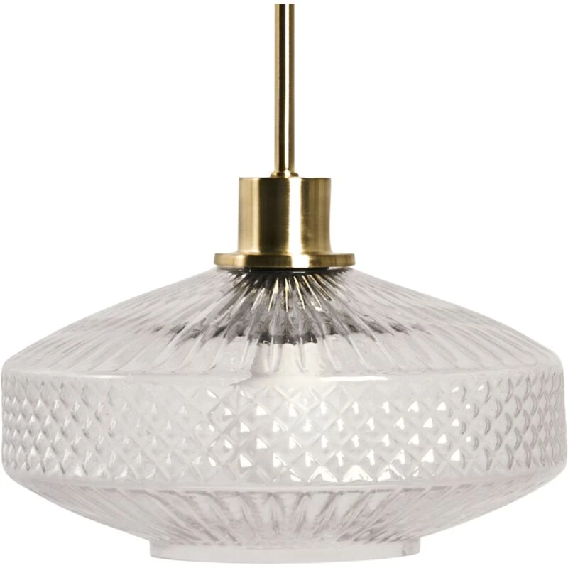 Image of Beliani Pendant Lamp Pirris Glass Transparent