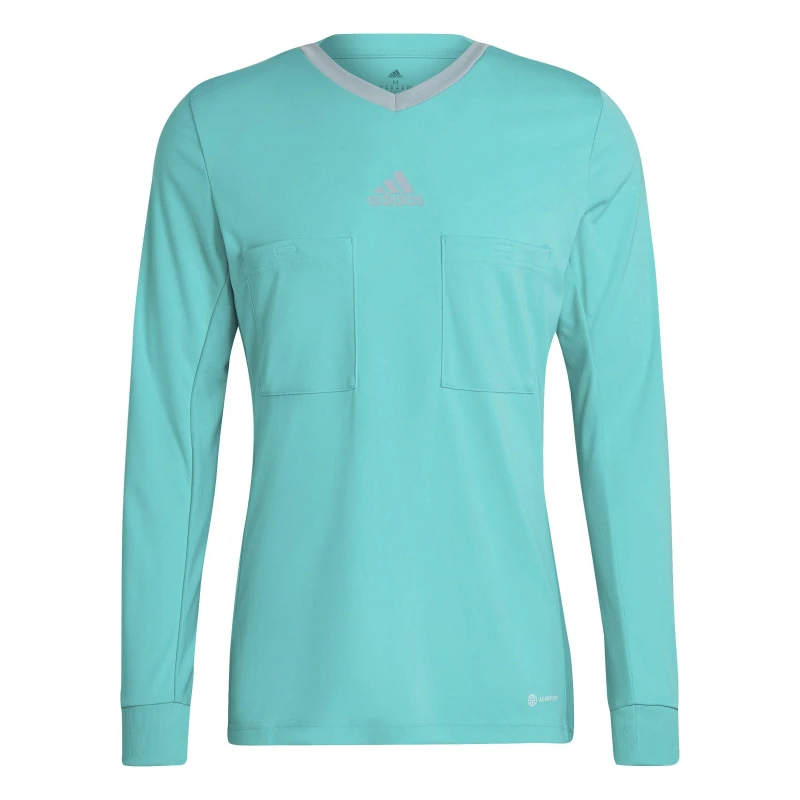 Image of adidas Referee Long Sleeve Jersey Adults - Green Green XS