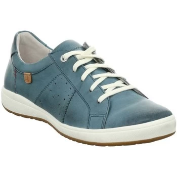 image of Josef Seibel Caren 01 Womens Casual Trainers womens Shoes Trainers in Blue,6.5