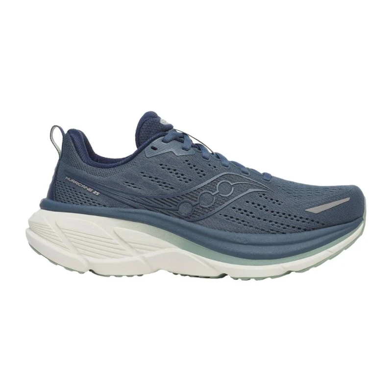 Image of Saucony Hurricane 25 Shoes Blue White AW25, Size 44,5 - EUR