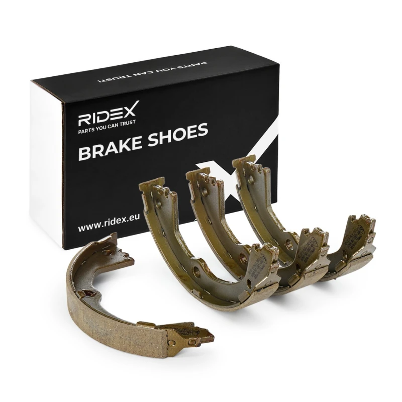 Image of RIDEX 70B1717 Brake Shoes without handbrake lever Brake Shoe Set (70)