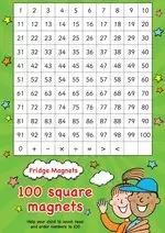 Image of Scholastic Magnets: Fridge Magnets - 100 Square Maths Magnets