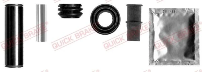 Image of QUICK BRAKE Guide sleeve kit, brake caliper QUICK BRAKE 113-1370X
