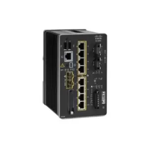 Image of Cisco Catalyst IE-3200-8T2S-E network switch Managed L2/L3 Gigabit Ethernet (10/100/1000) Black