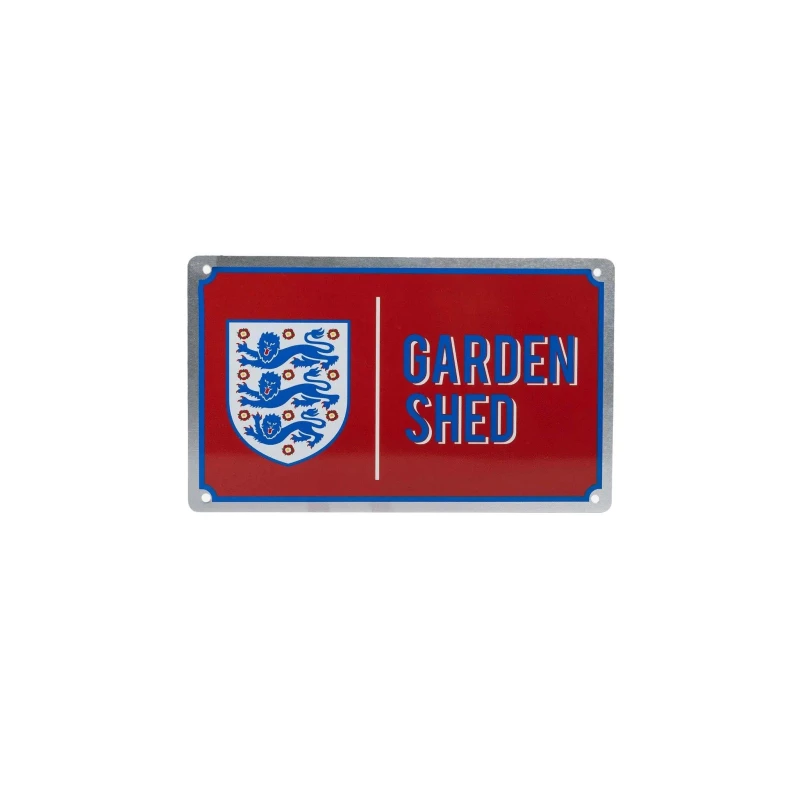 Image of Team Garden Shed Hanging Sign Adults - White White One Size