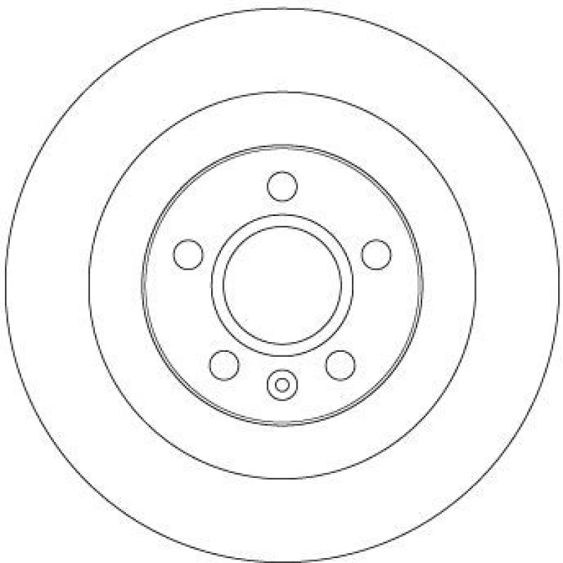 Image of Brake disc TRW DF6970