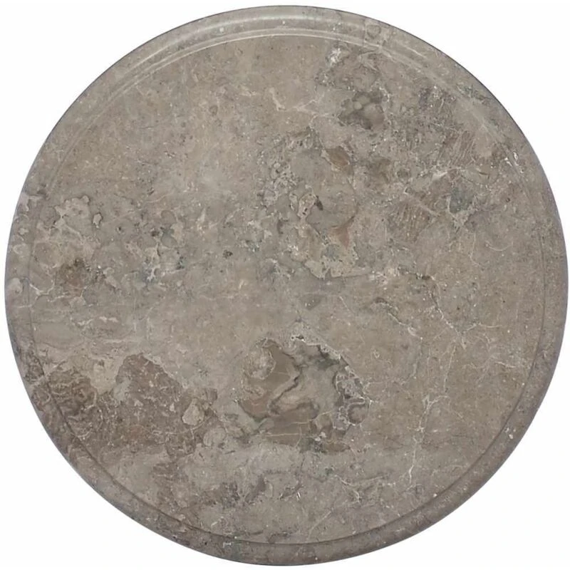 Image of VIDAXL Table Top Grey Ø40x2.5cm Marble Vidaxl 8720286301029