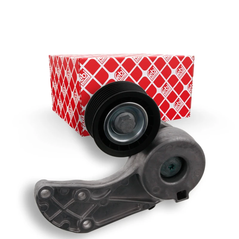 Image of FEBI BILSTEIN 33716 Tensioner Aluminium Belt Tensioner,v-ribbed belt (541)