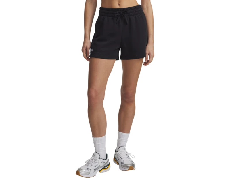 Image of Under Armour Rival Fleece Short Women Black C001 XL
