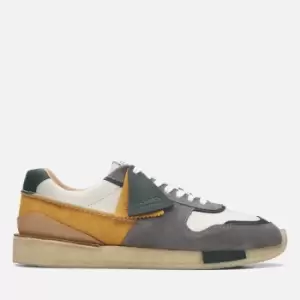 Image of Clarks Originals Mens Tor Tun Trainers - Grey Combi - UK 7