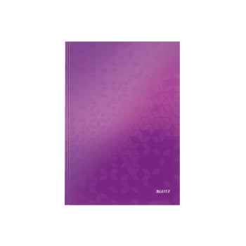 WOW Notebook A4 Ruled with Hardcover 80 Sheets. Purple - Outer Carton of 6