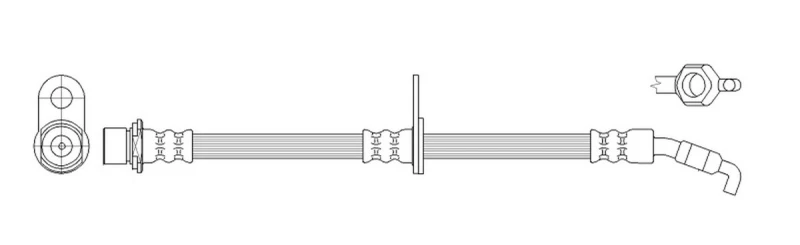 Image of K&K FT0378 Brake Hose Banjo Brake Hose (83)