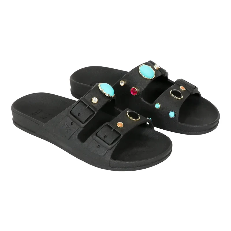 Image of Cacatoes Womens slides Cacatoes Joia Noir Female 36