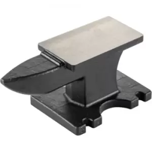 Image of VEVOR Cast Iron Anvil, 25 Lbs(11kg) Single Horn Anvil with 6.8 x 3.5" Countertop and Stable Base, High Hardness Rugged Round Horn Anvil Blacksmith, fo