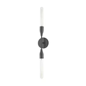 Image of Tara 2 Light Wall Sconce Old Bronze
